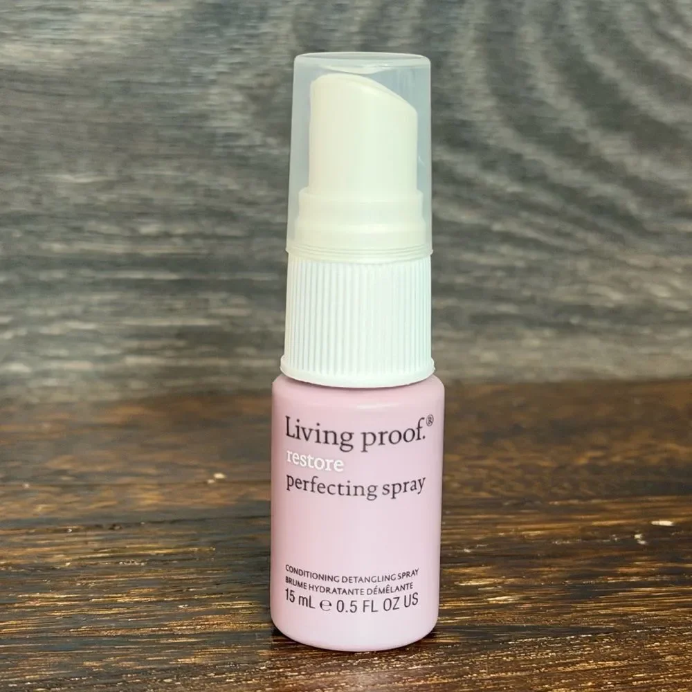 Living Proof No Frizz Shampoo Conditioner Smooth Spray Bundle + Mini, New.